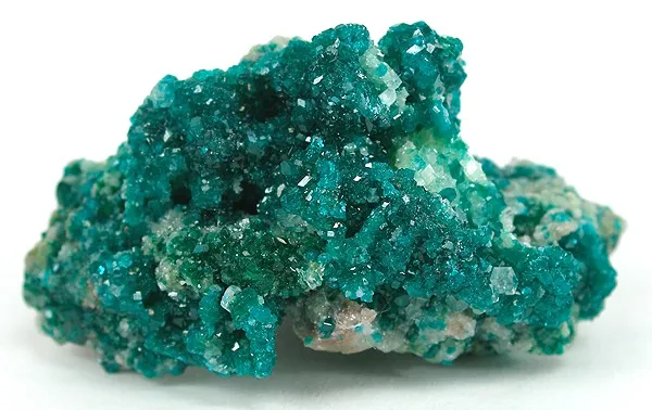Dioptase, Calcite, Duftite, Smithsonite (Var: Cobaltoan Smithsonite) - image 2