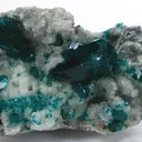 Dioptase, Calcite - image 1