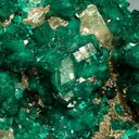 Dioptase, Calcite - image 2