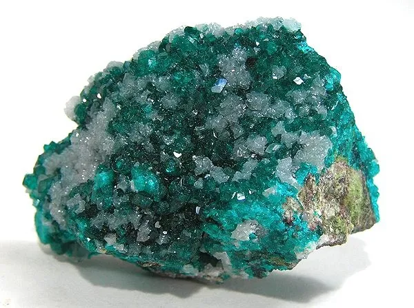 Dioptase, Calcite image
