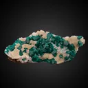 Dioptase, Calcite, Quartz - image 1