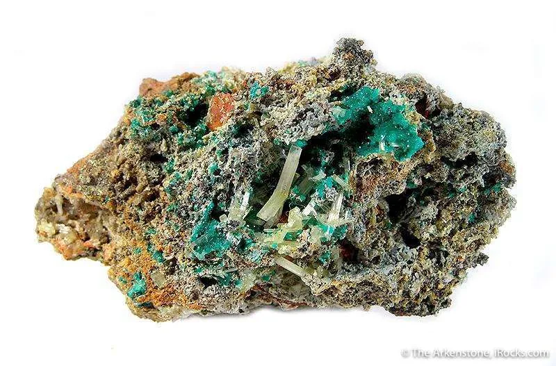 Dioptase, Cerussite, Wulfenite image