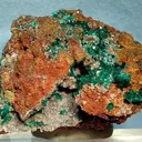 Dioptase, Dolomite (Var: Cobaltoan Dolomite) - image 3