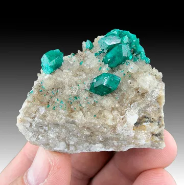 Dioptase from Altyn-Tyube dioptase deposit, Altyn-Tyube area, Karaganda Region, Kazakhstan