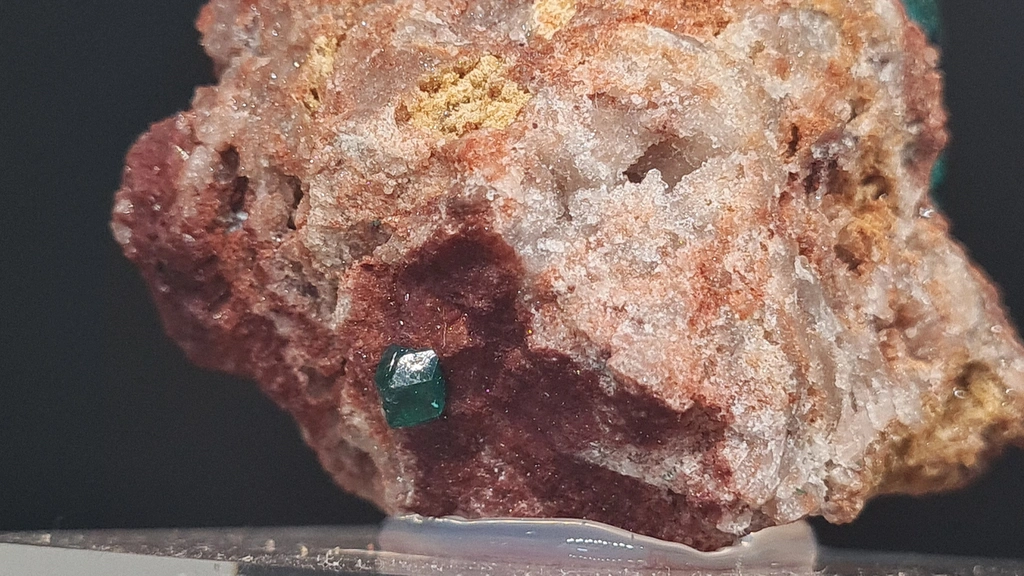 Dioptase from Mashamba West Mine, Sicomines copper-cobalt project, Mutshatsha, Lualaba, DR Congo - image 7