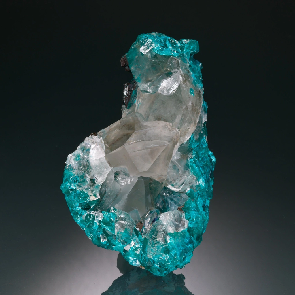 Dioptase from Mindouli, Mindouli District, Pool Department, Republic of the Congo image