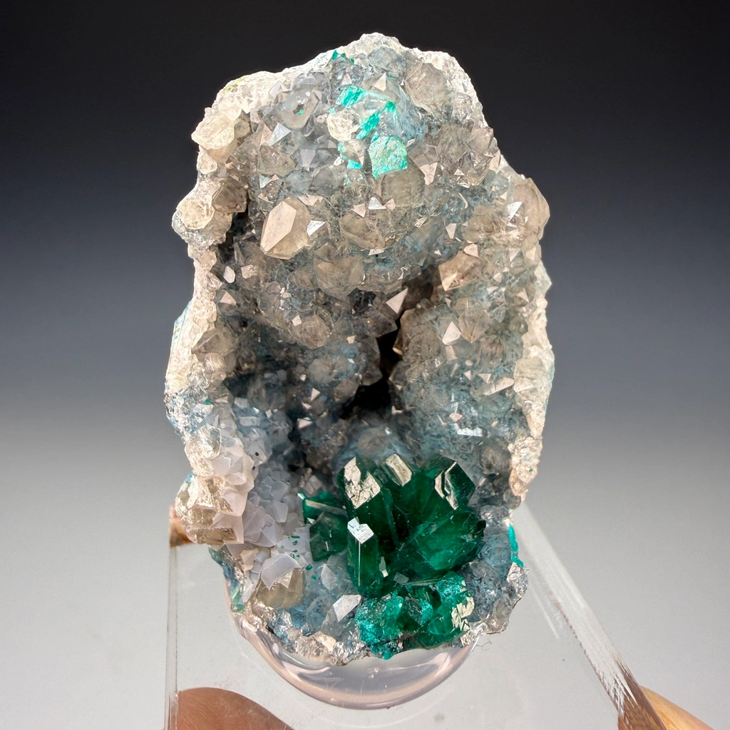 Dioptase from Mindouli, Mindouli District, Pool Department, Republic of the Congo - image 1