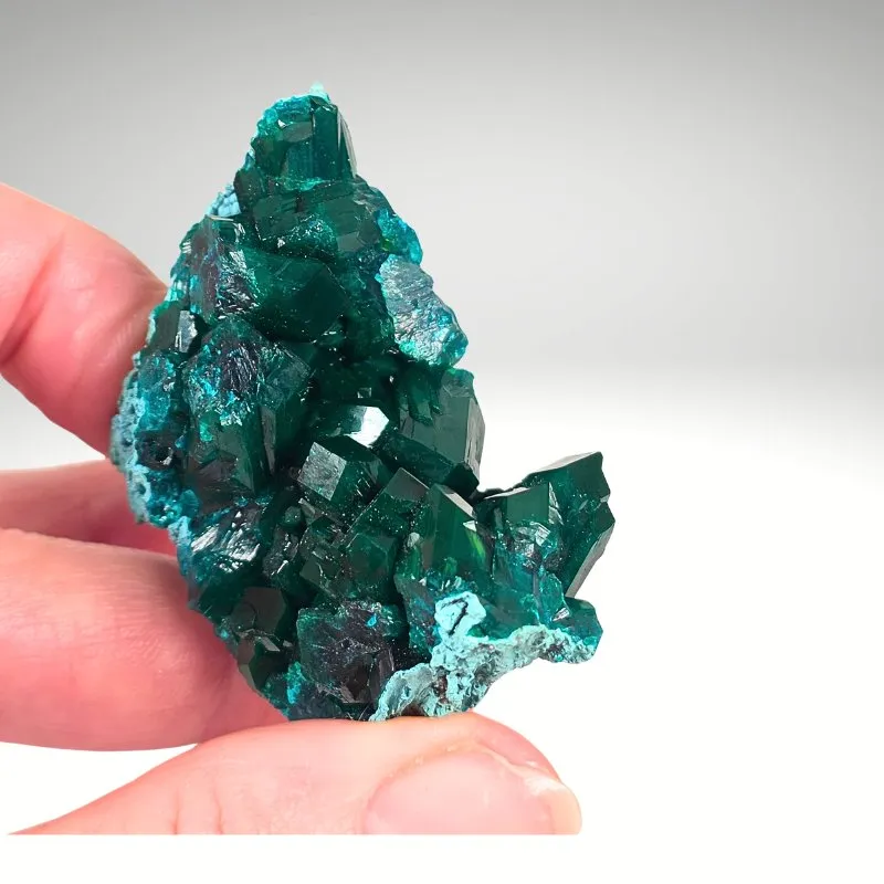 Dioptase from Namibia, Kunene Region, Kaokoveld Plateau - image 8