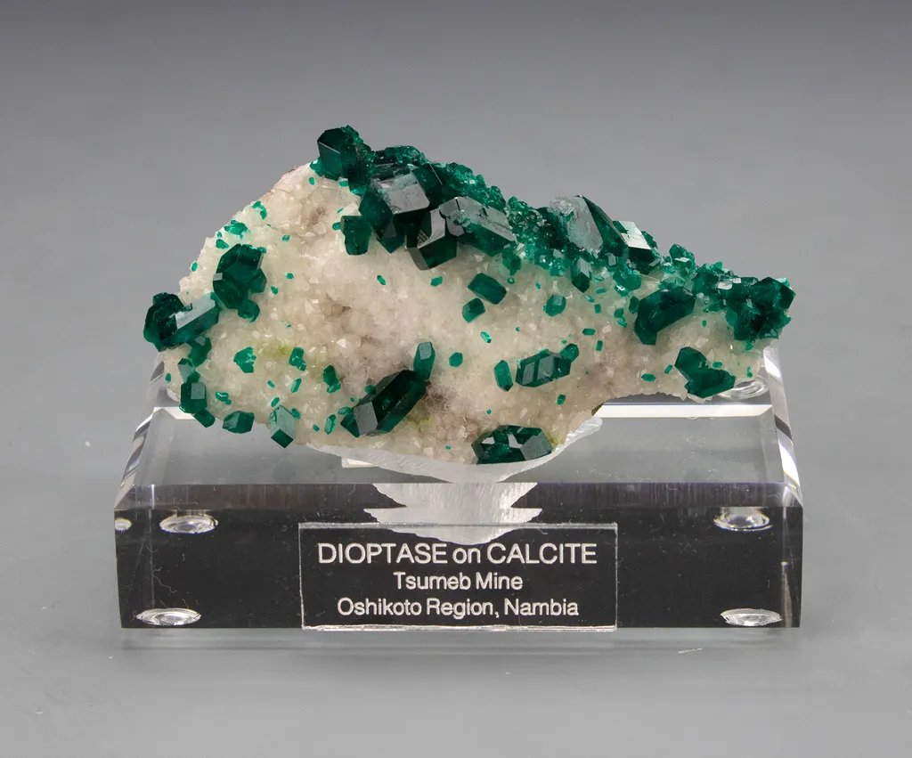 Dioptase from Namibia, Oshikoto Region, Tsumeb