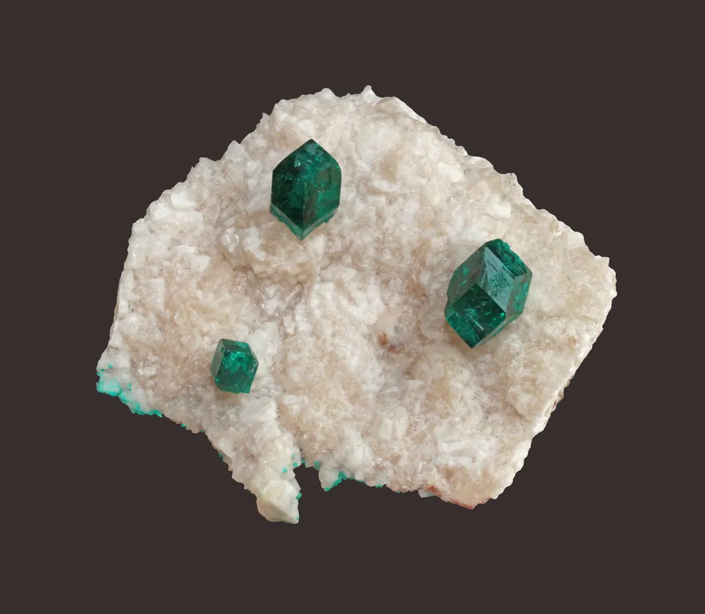 Dioptase from Namibia, Oshikoto Region, Tsumeb image