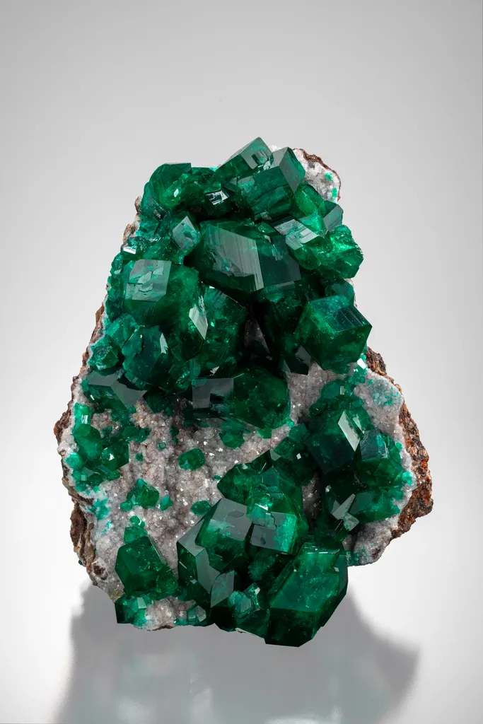Dioptase from Namibia, Oshikoto Region, Tsumeb image