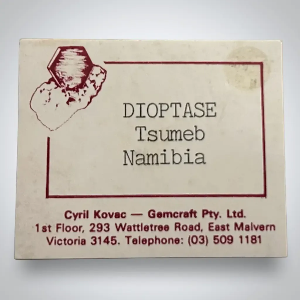 Dioptase from Namibia, Oshikoto Region, Tsumeb - image 4