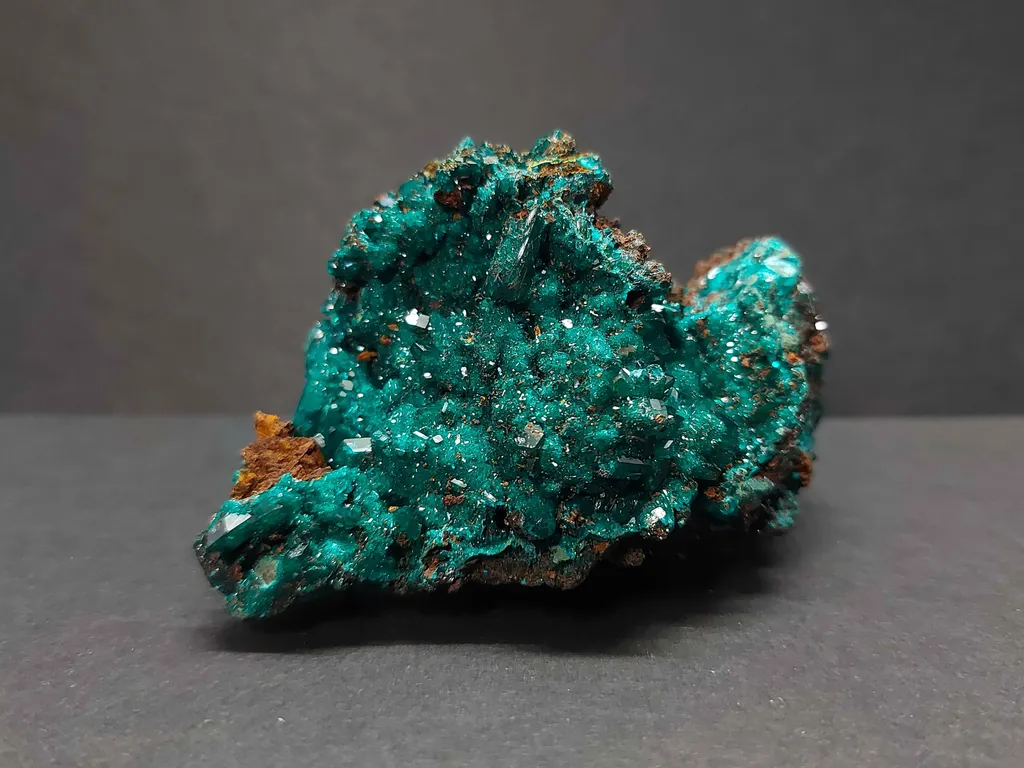 Dioptase from Republic of the Congo, Bouenza Department, Mfouati District, Mfouati image
