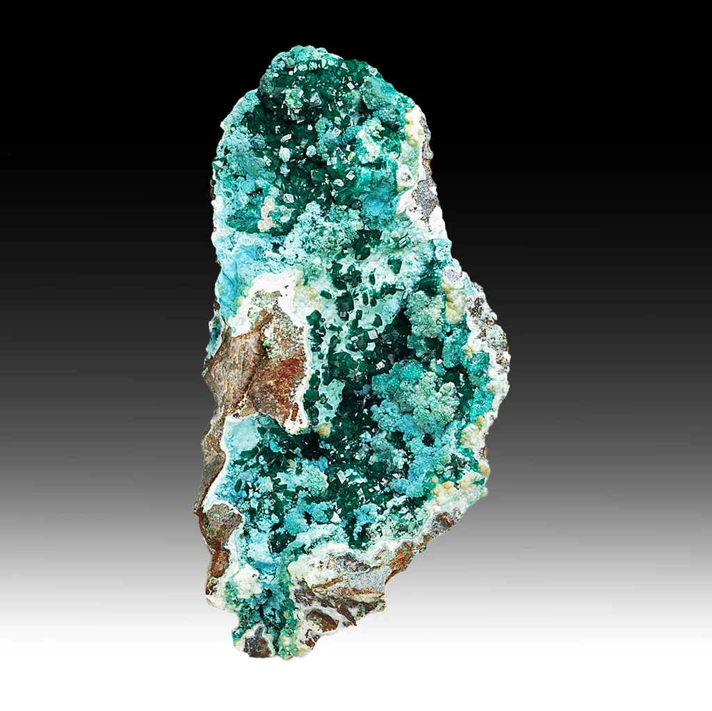 Dioptase from Sanda Hills occurrences, Mindouli, Mindouli District, Pool Department, Republic of the Congo - image 1