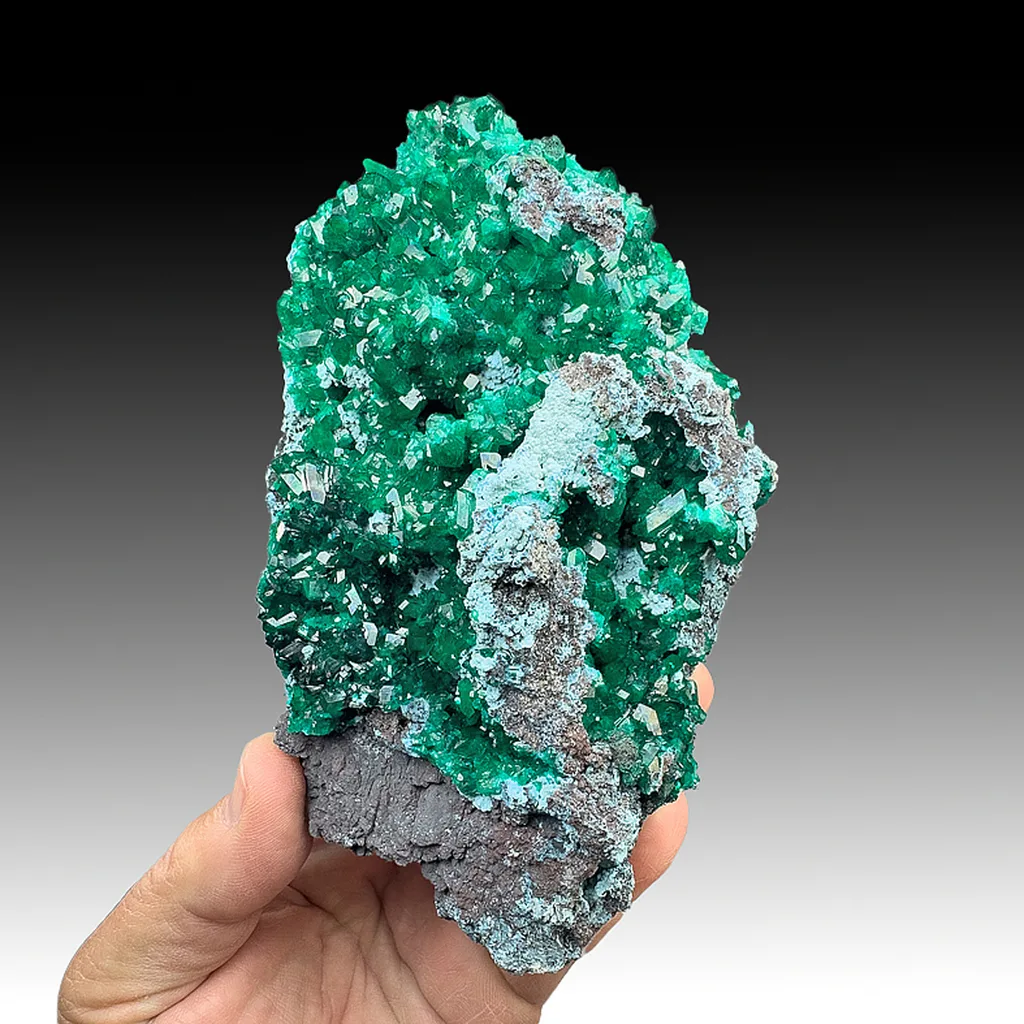 Dioptase from Tantara Mine, Shinkolobwe, Kambove Territory, Haut-Katanga, DR Congo image