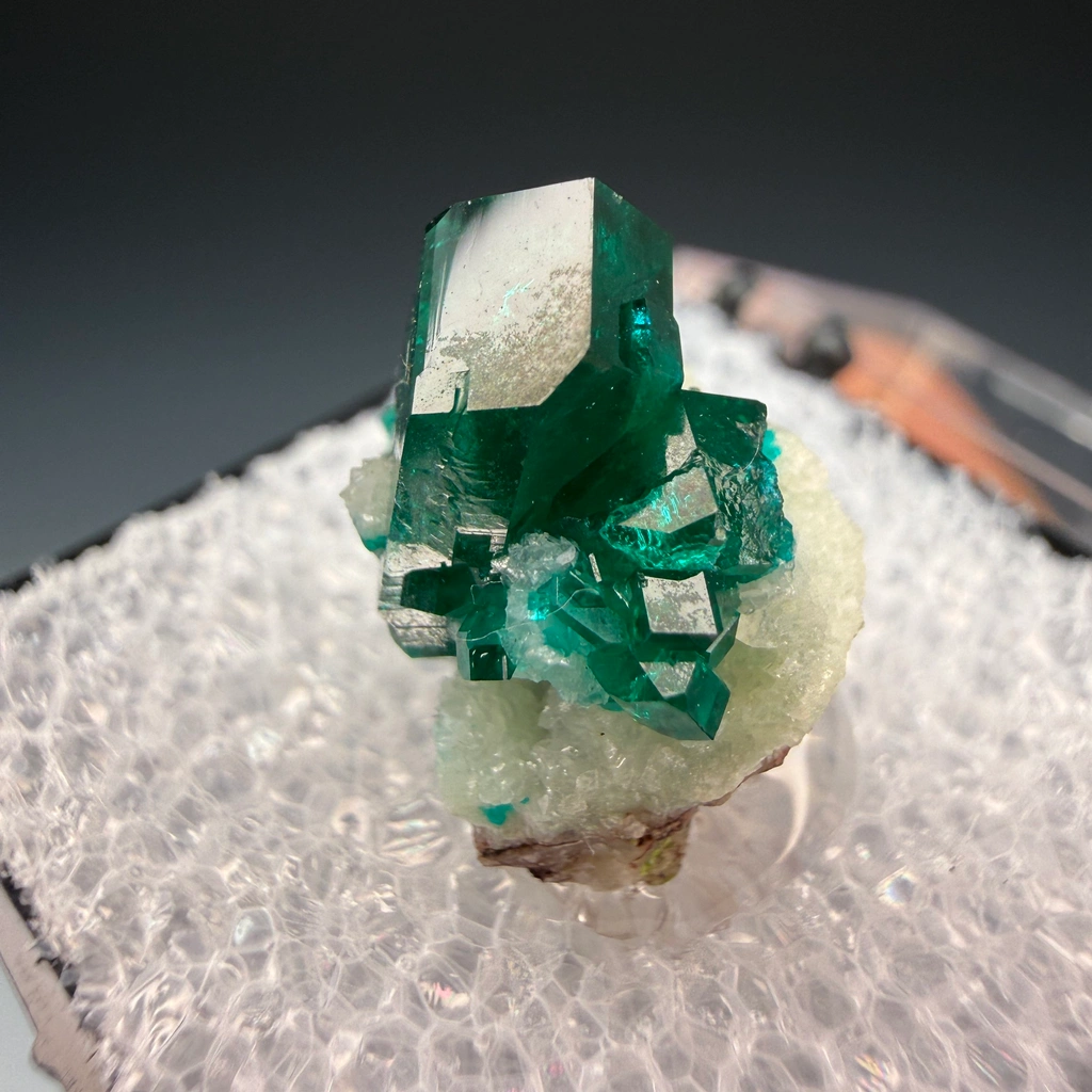Dioptase from Tsumeb Mine, Tsumeb, Oshikoto Region, Namibia - image 3