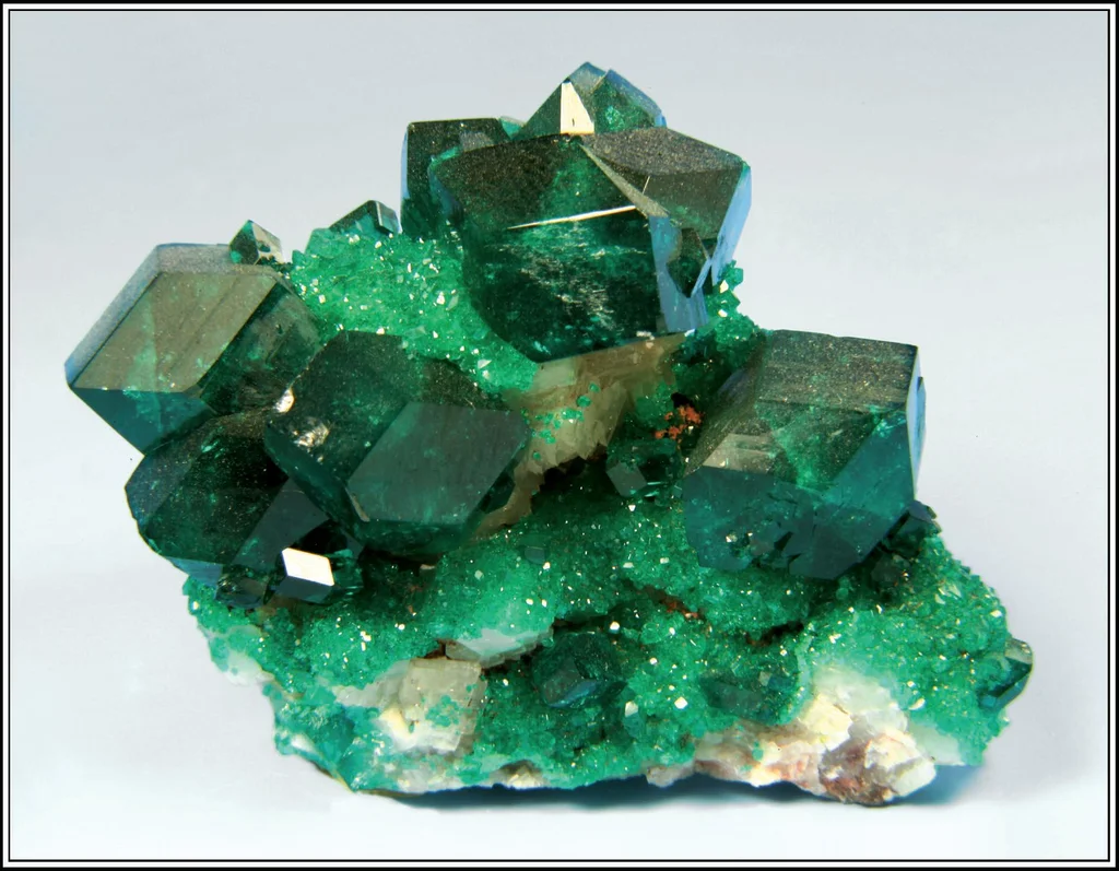 Dioptase from Tsumeb, Oshikoto Region, Namibia image