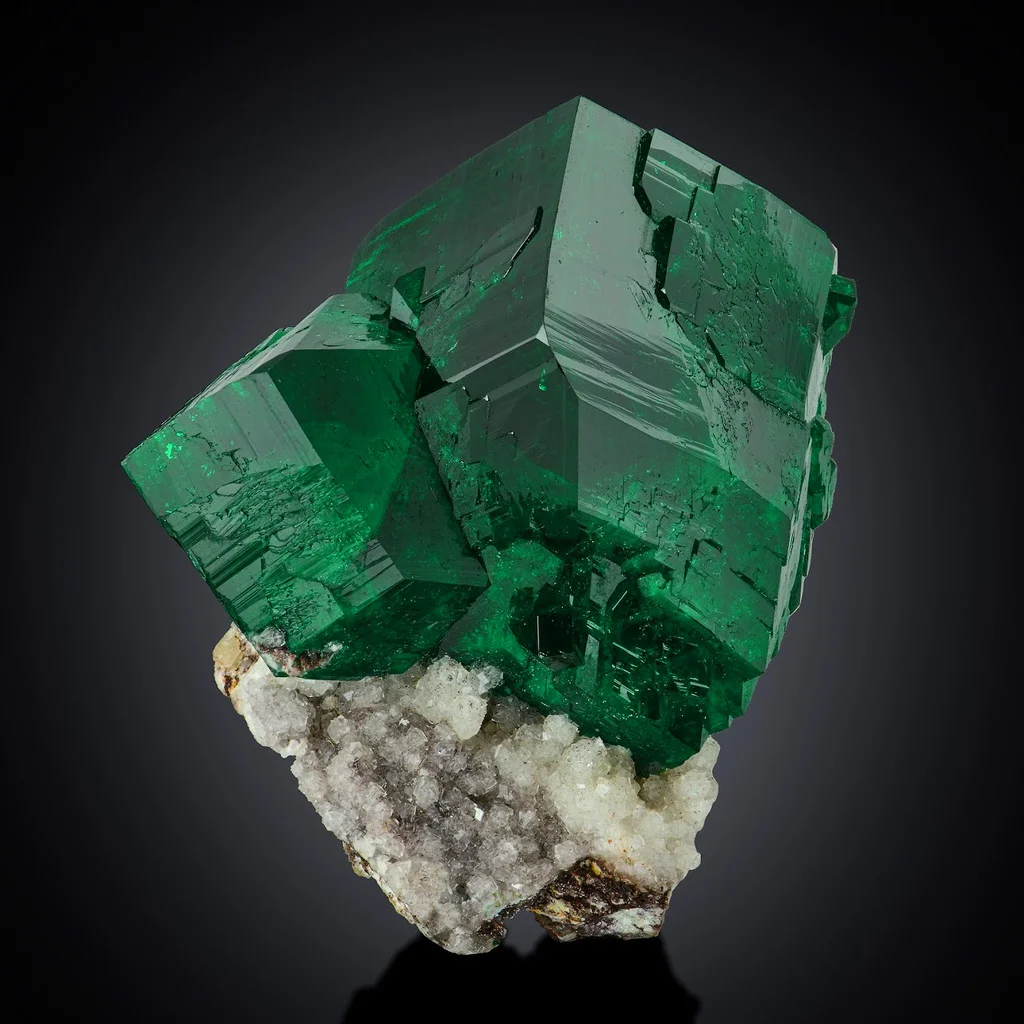 Dioptase from Tsumeb, Oshikoto Region, Namibia image
