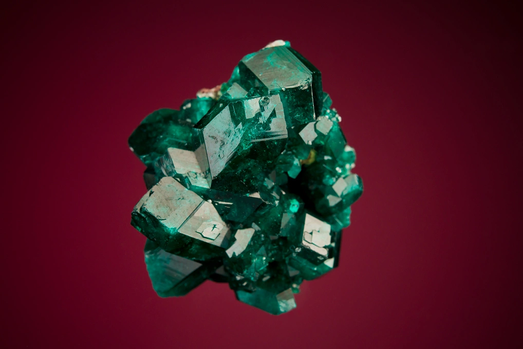 Dioptase from Tsumeb, Oshikoto Region, Namibia image