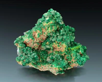 Dioptase from Tsumeb, Oshikoto Region, Namibia image