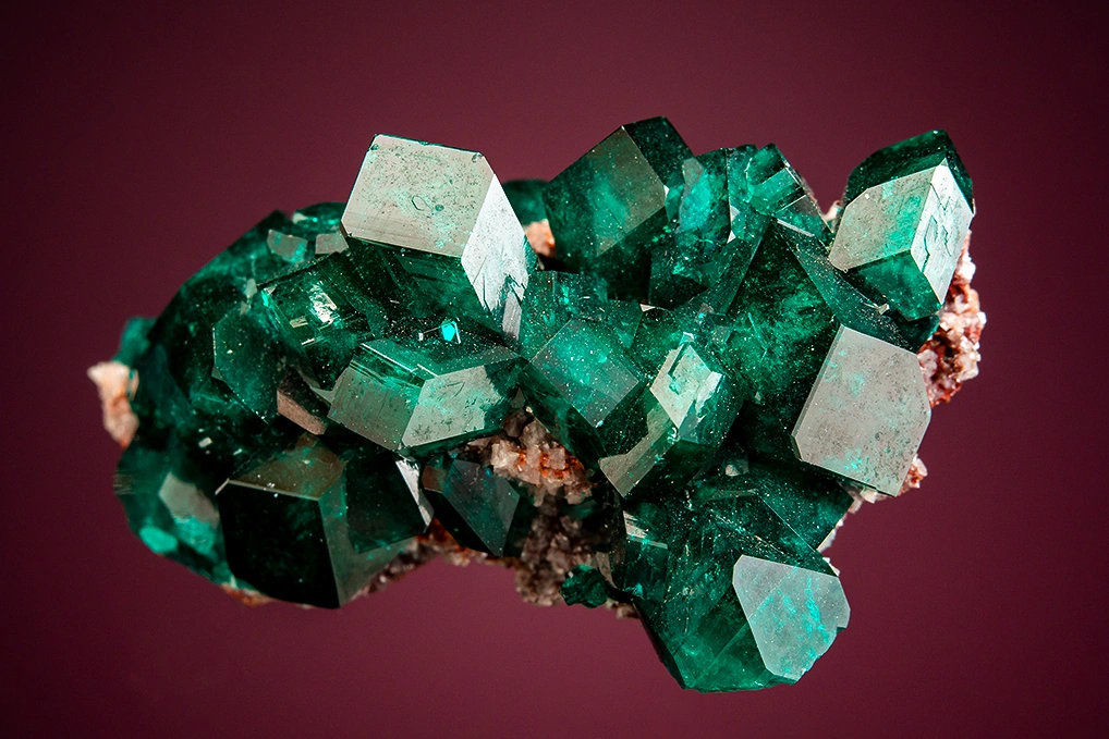 Dioptase from Tsumeb, Oshikoto Region, Namibia image