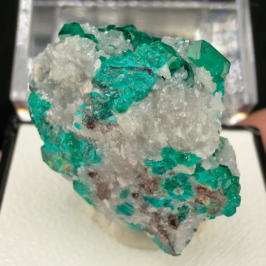 Dioptase from Tsumeb, Oshikoto Region, Namibia image