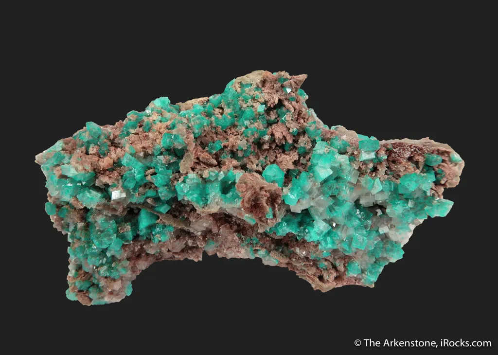 Dioptase in Calcite - image 9