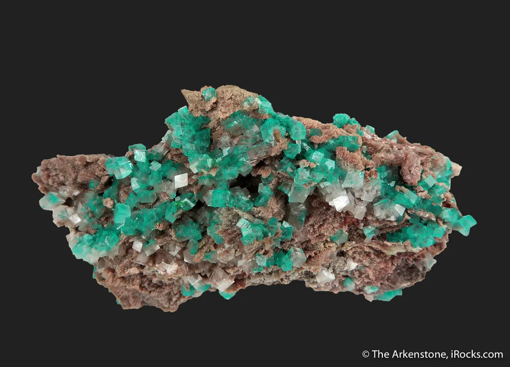 Dioptase in Calcite - image 2
