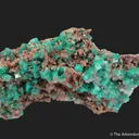 Dioptase in Calcite - image 3