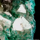 Dioptase inclusions in Quartz - image 3