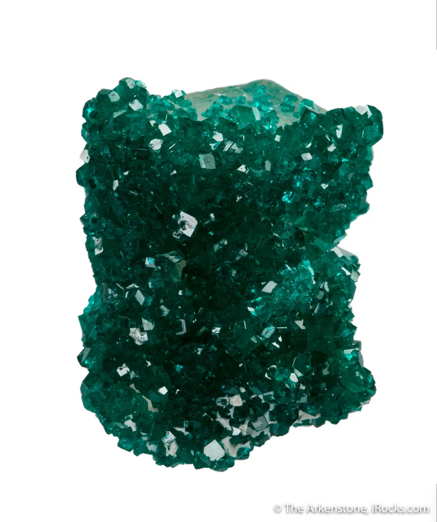 Dioptase on Calcite - image 4