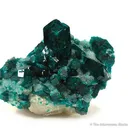 Dioptase on Calcite - image 1