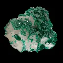 Dioptase on Calcite - image 2
