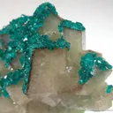 Dioptase on Calcite - image 2