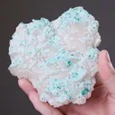 Dioptase on Calcite - image 2