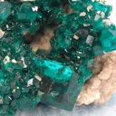 Dioptase on Calcite - image 2