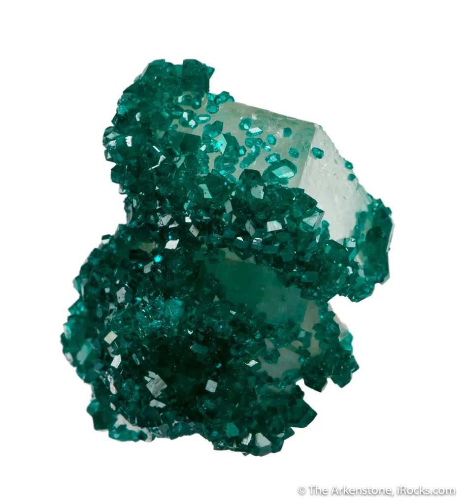 Dioptase on Calcite - image 6