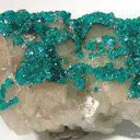 Dioptase on Calcite - image 3