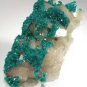 Dioptase on Calcite - image 1