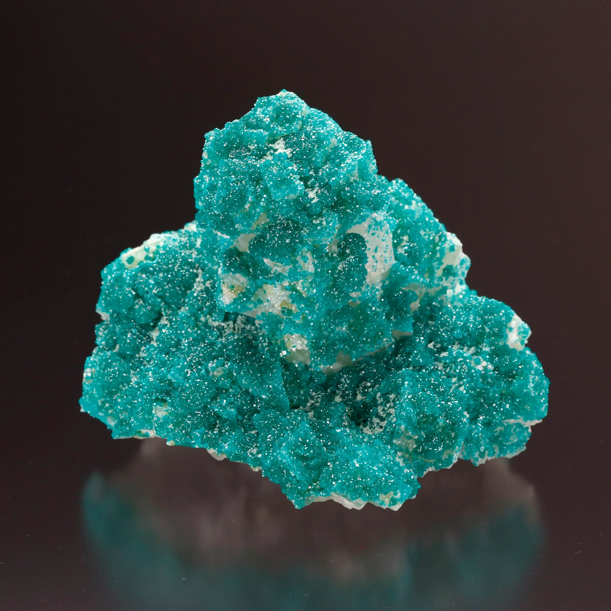 Dioptase on Calcite - image 1