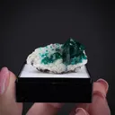 Dioptase on Calcite - image 2