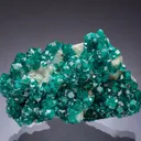 Dioptase on Calcite - image 1