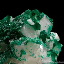 Dioptase on Calcite - image 3