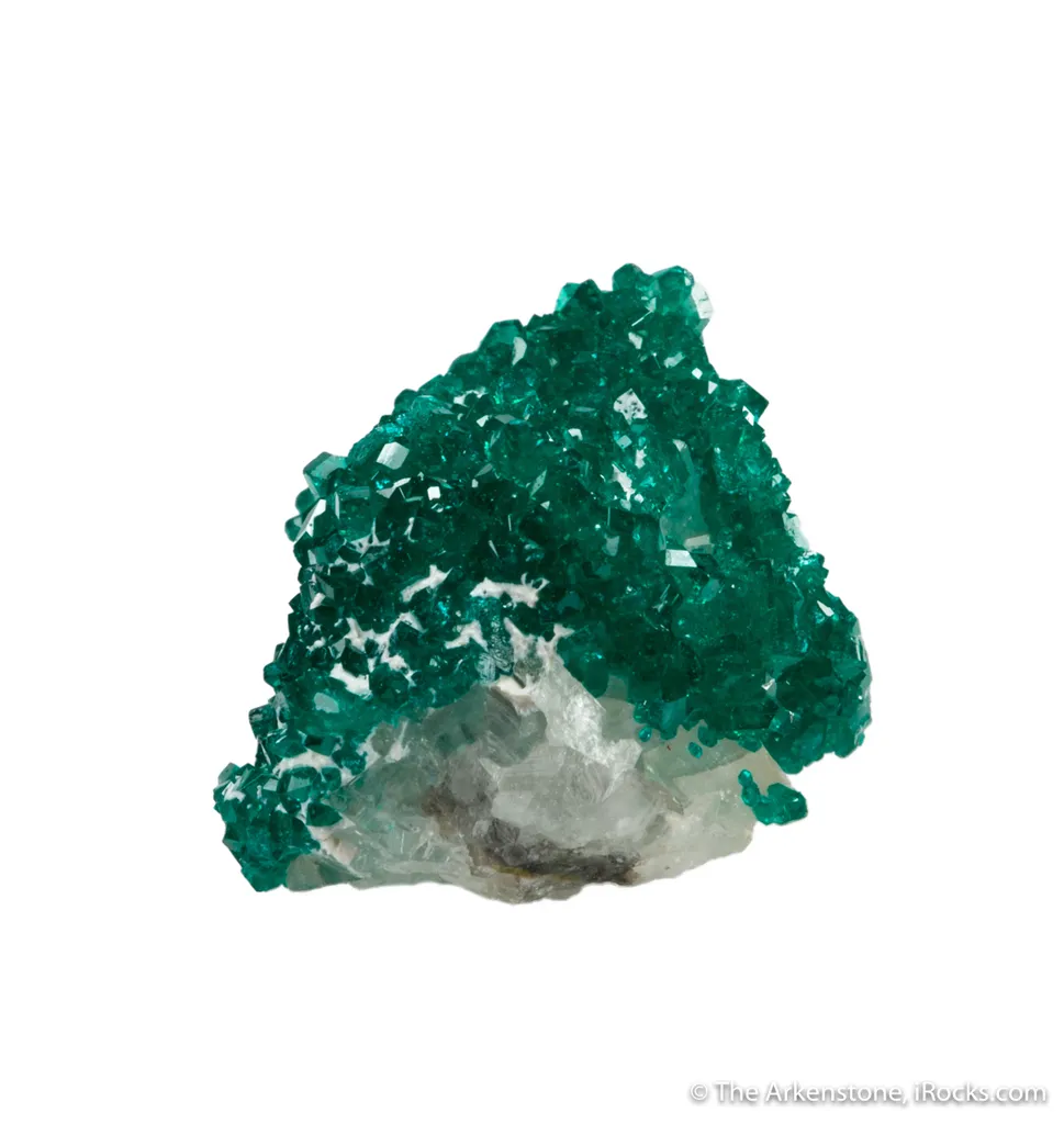 Dioptase on Calcite - image 8