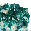 Dioptase on Calcite - image 2