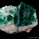Dioptase on Calcite - image 5