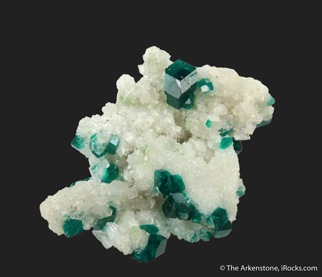 Dioptase on Calcite - image 7