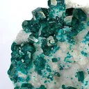 Dioptase on Calcite - image 3