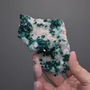 Dioptase on Calcite - image 2