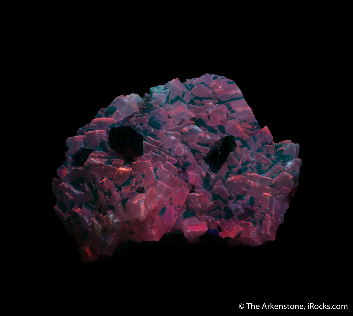 Dioptase on Calcite - image 4